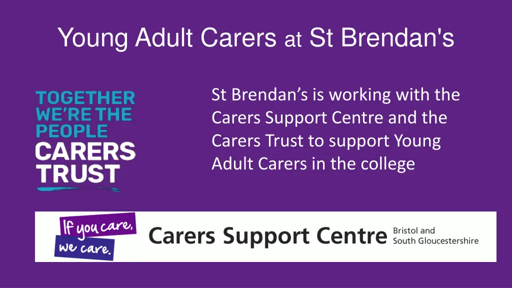 young adult carers at st brendan s