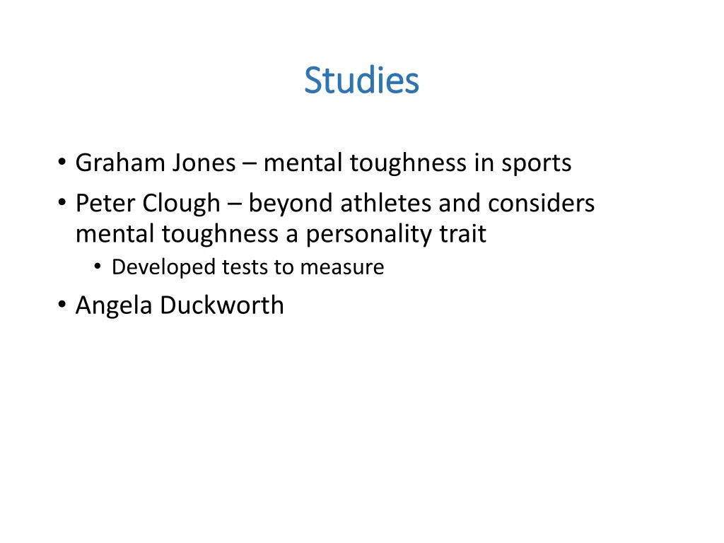 studies studies
