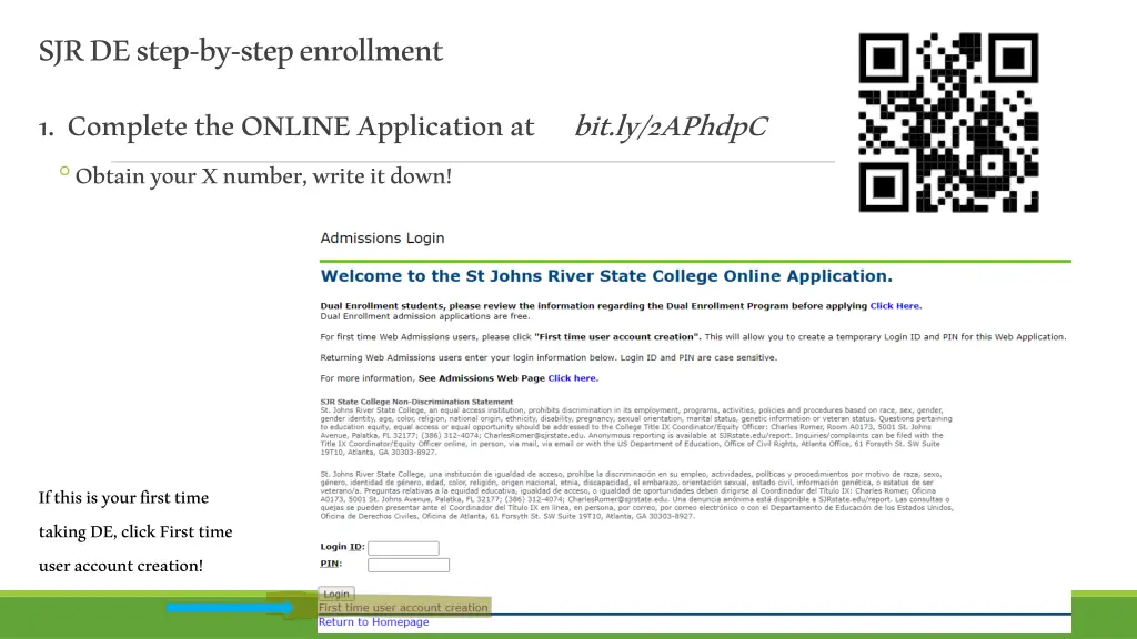 sjr de step by step enrollment 1 complete
