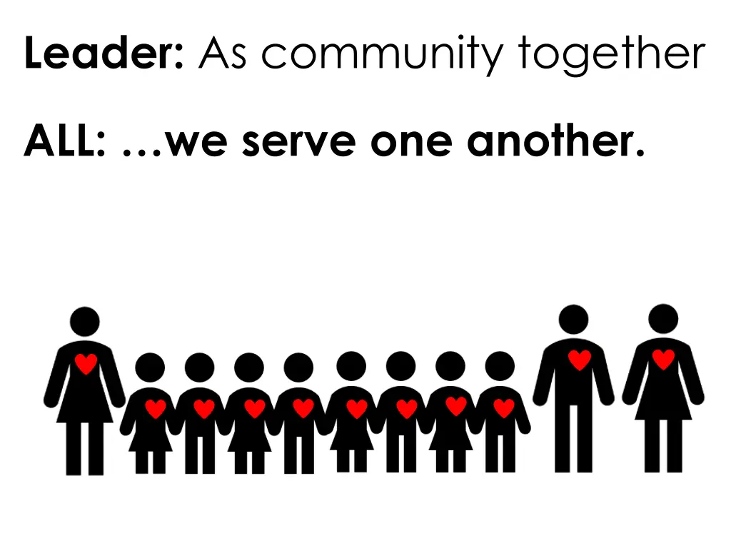 leader as community together
