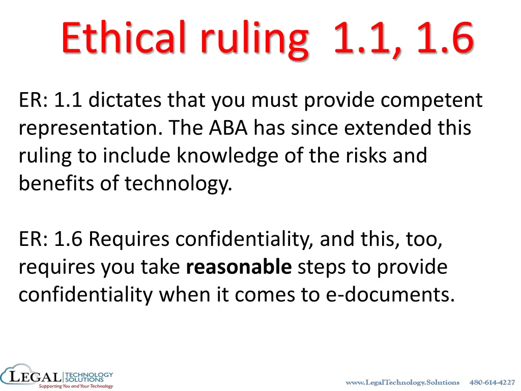 ethical ruling 1 1 1 6