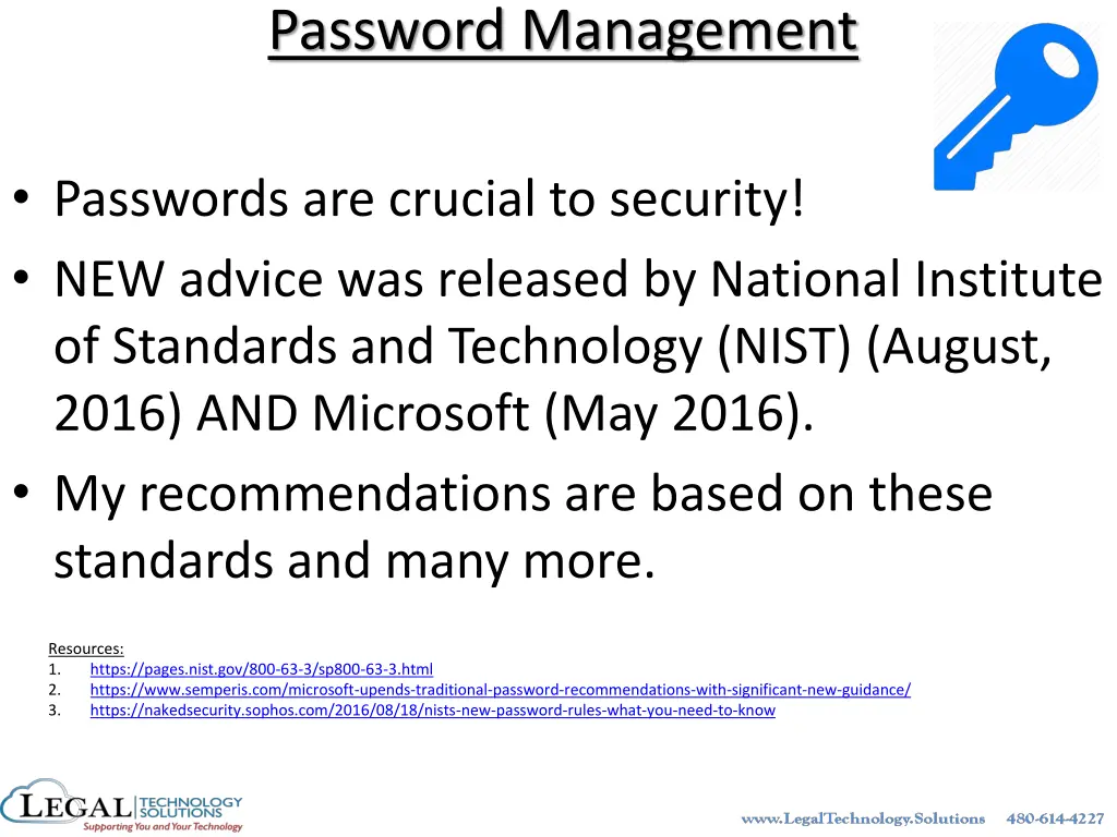 password management