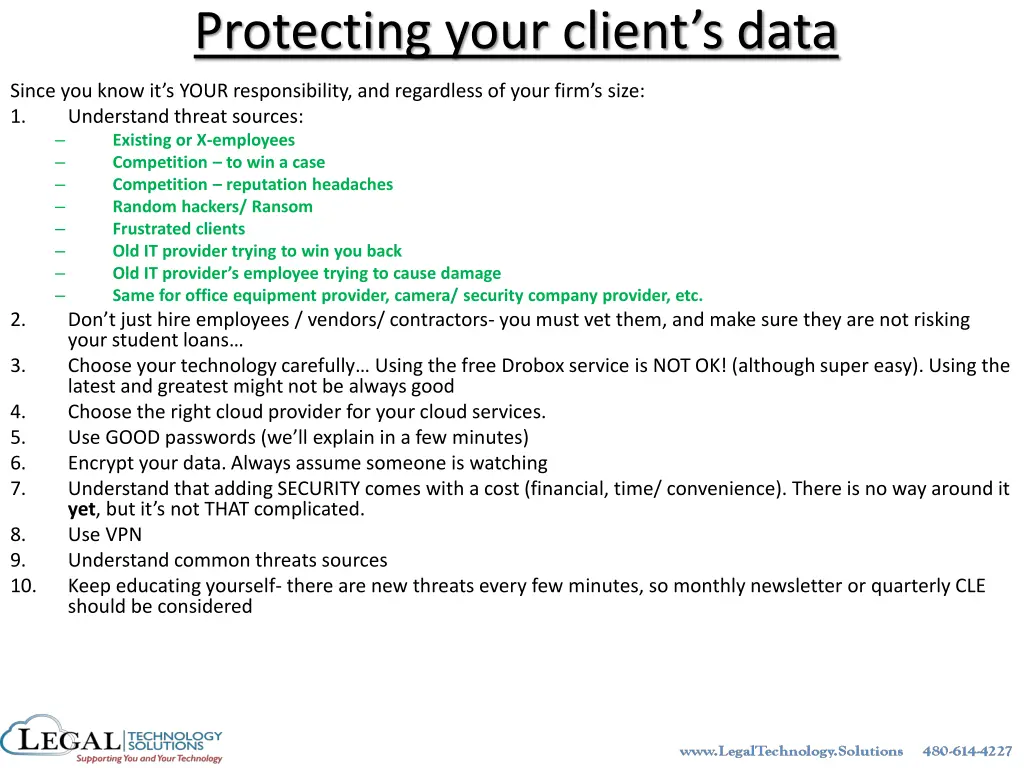 protecting your client s data