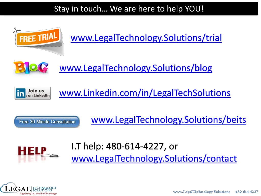 stay in touch we are here to help you