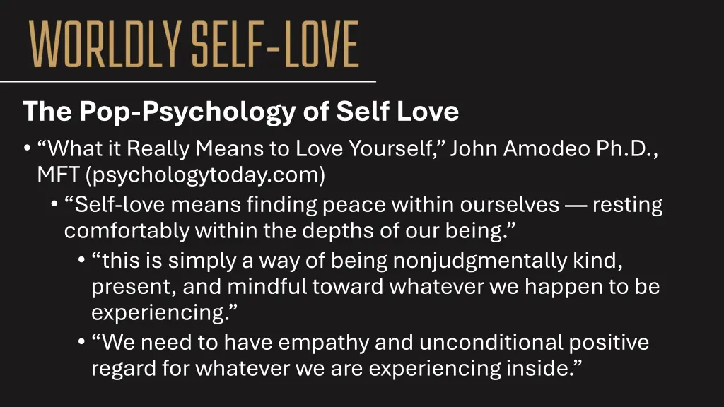 the pop psychology of self love what it really