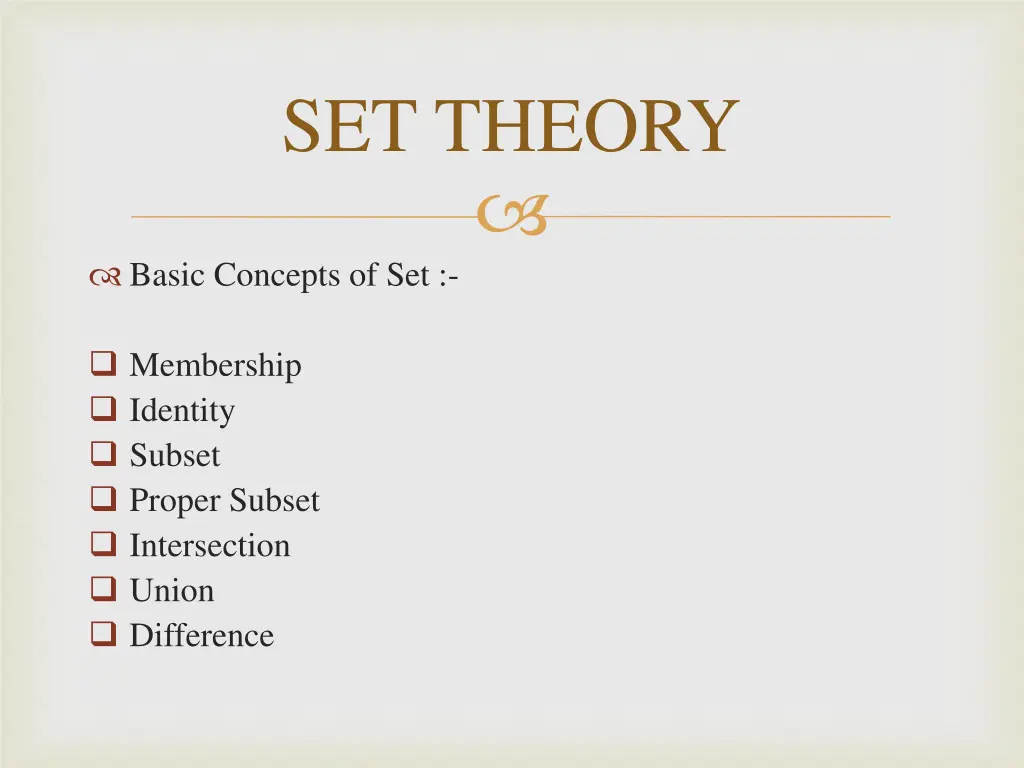 set theory 3