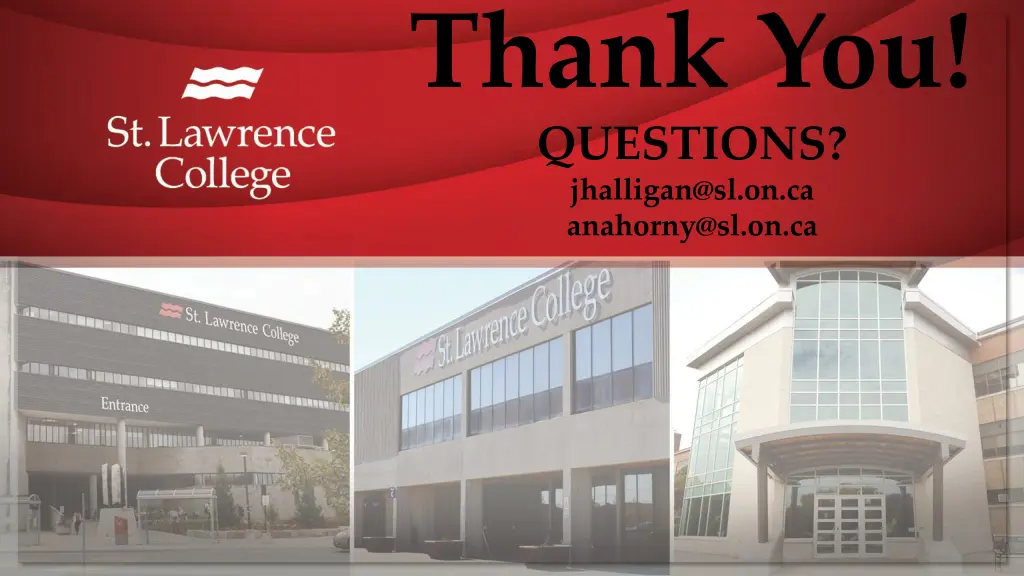thank you questions jhalligan@sl