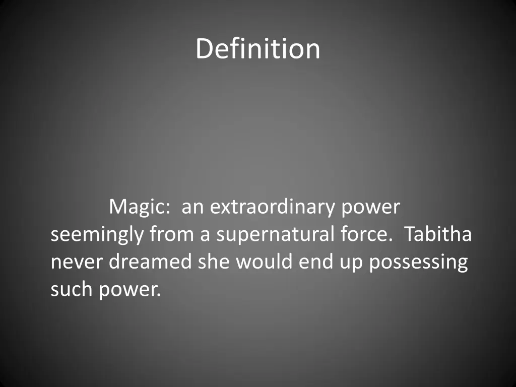 definition