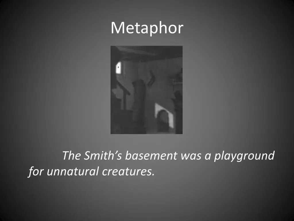 metaphor