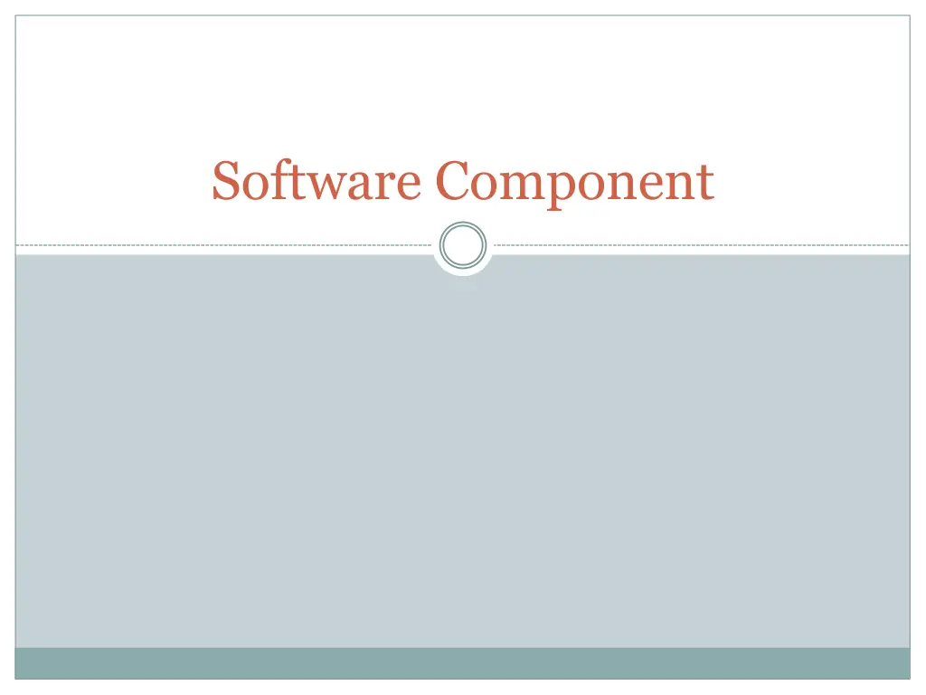 software component