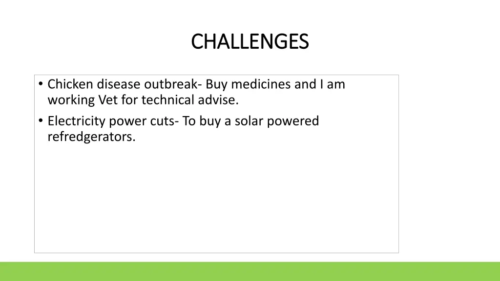 challenges challenges