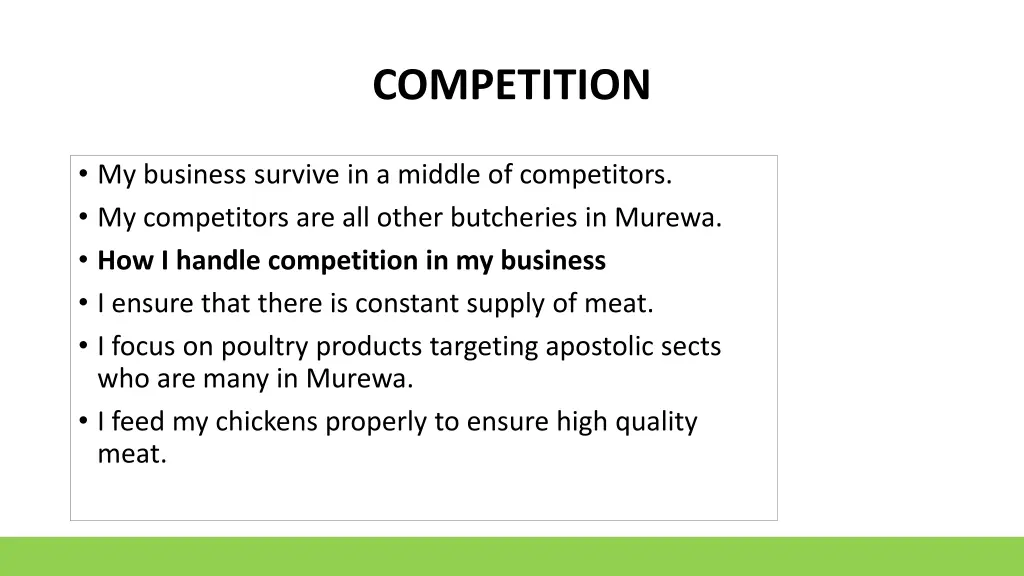 competition