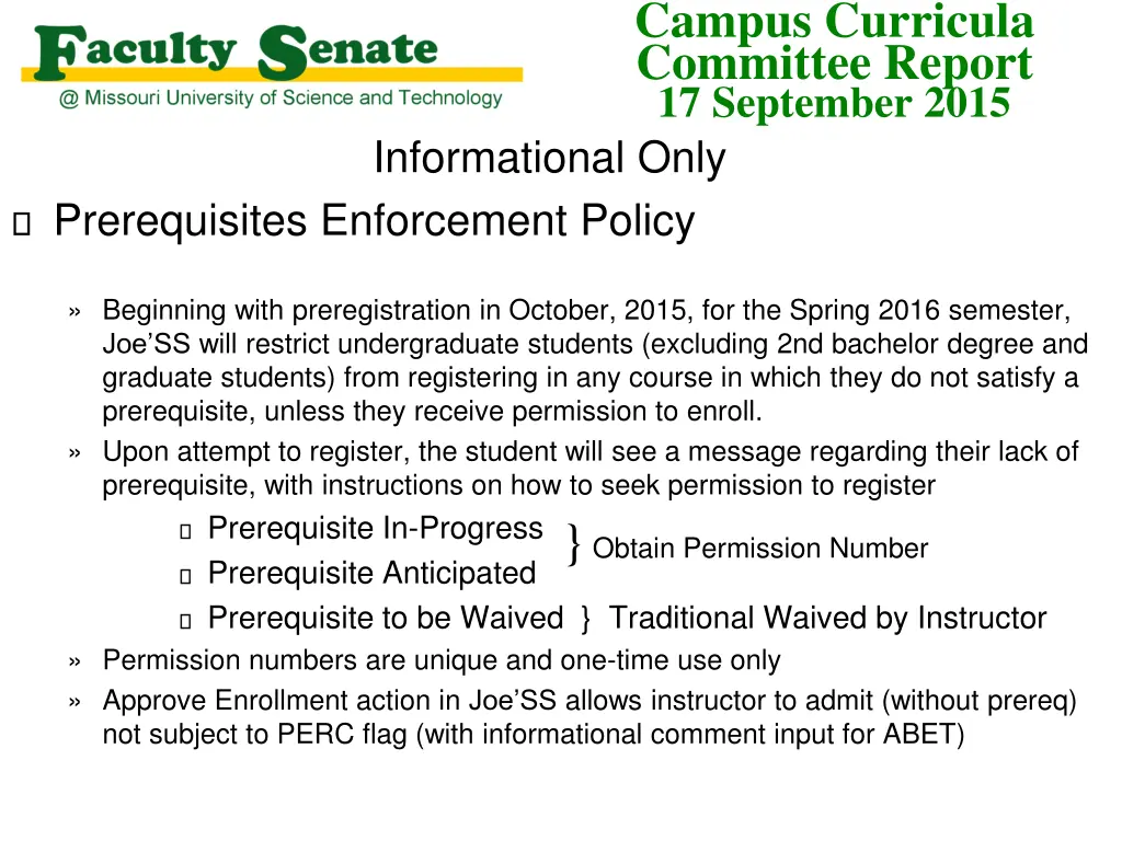 campus curricula committee report 17 september 6