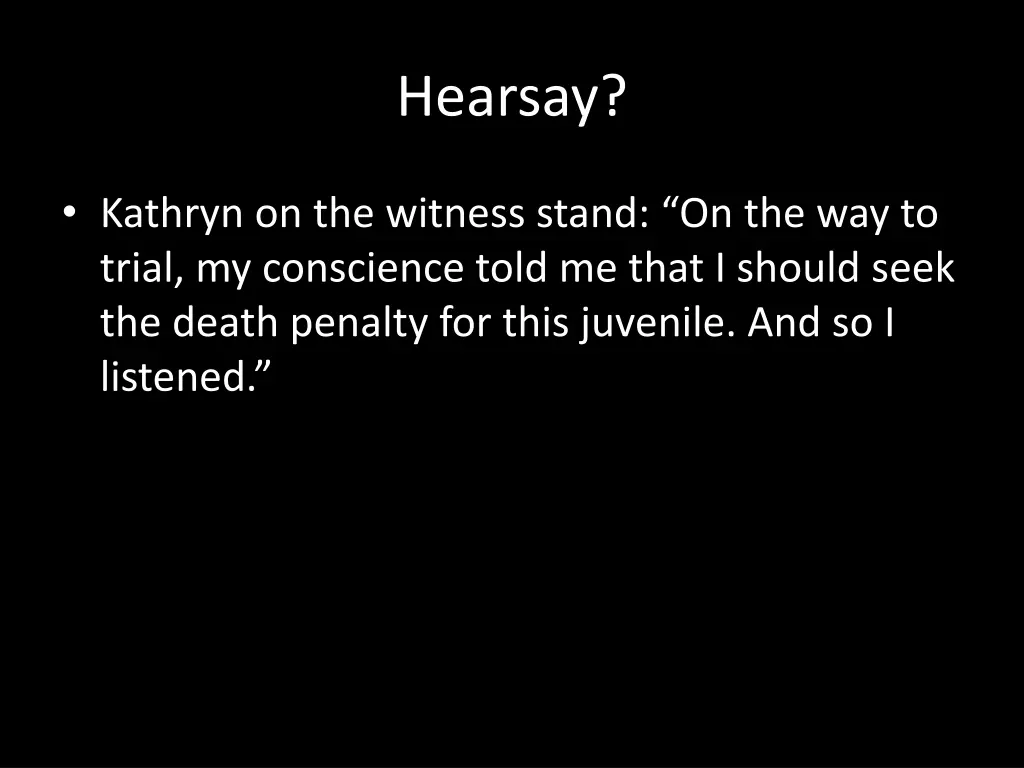 hearsay 4