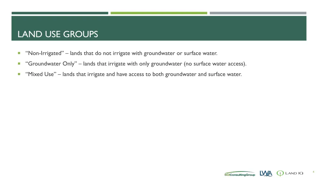 land use groups