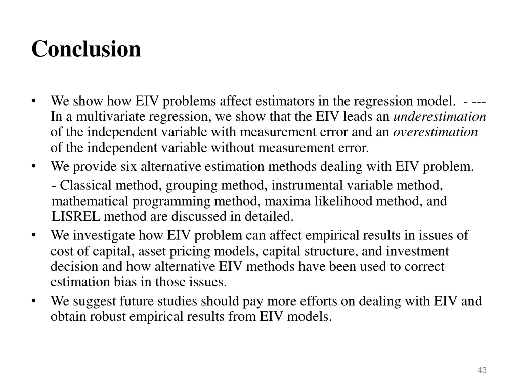 conclusion