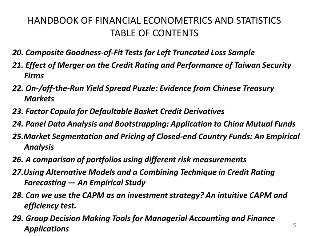 handbook of financial econometrics and statistics 2
