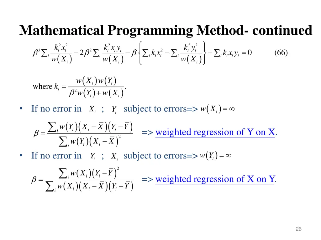 mathematical programming method continued 2