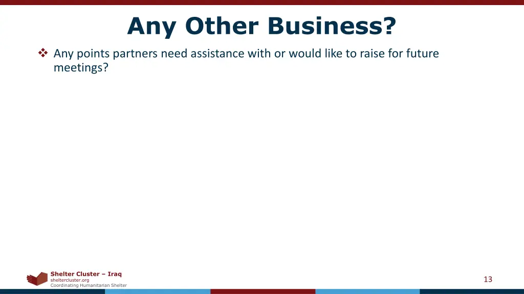 any other business