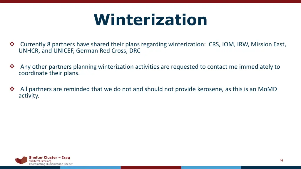 winterization
