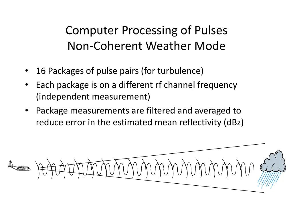 computer processing of pulses non coherent