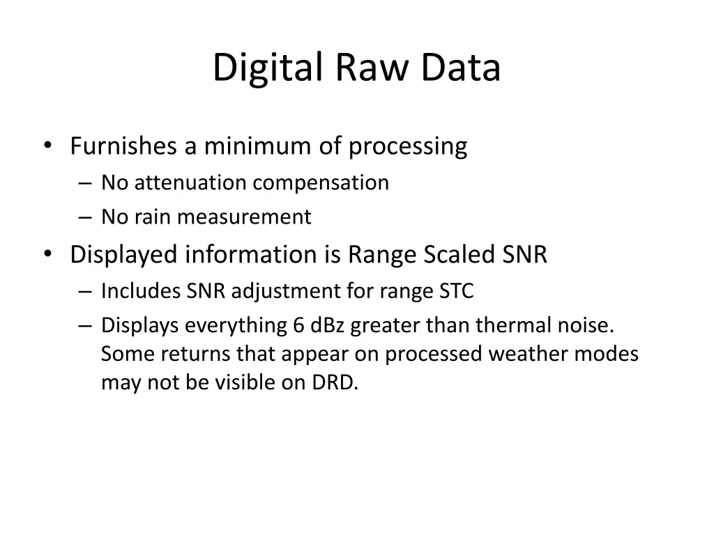 digital raw data