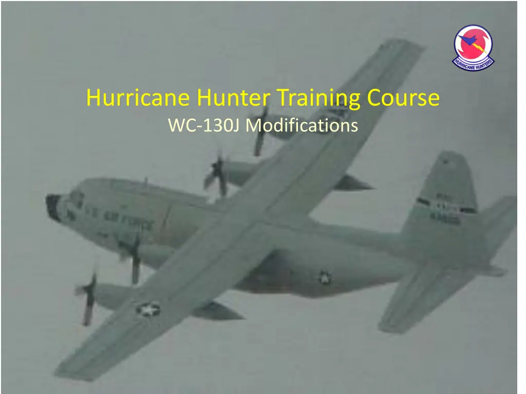 hurricane hunter training course wc 130j