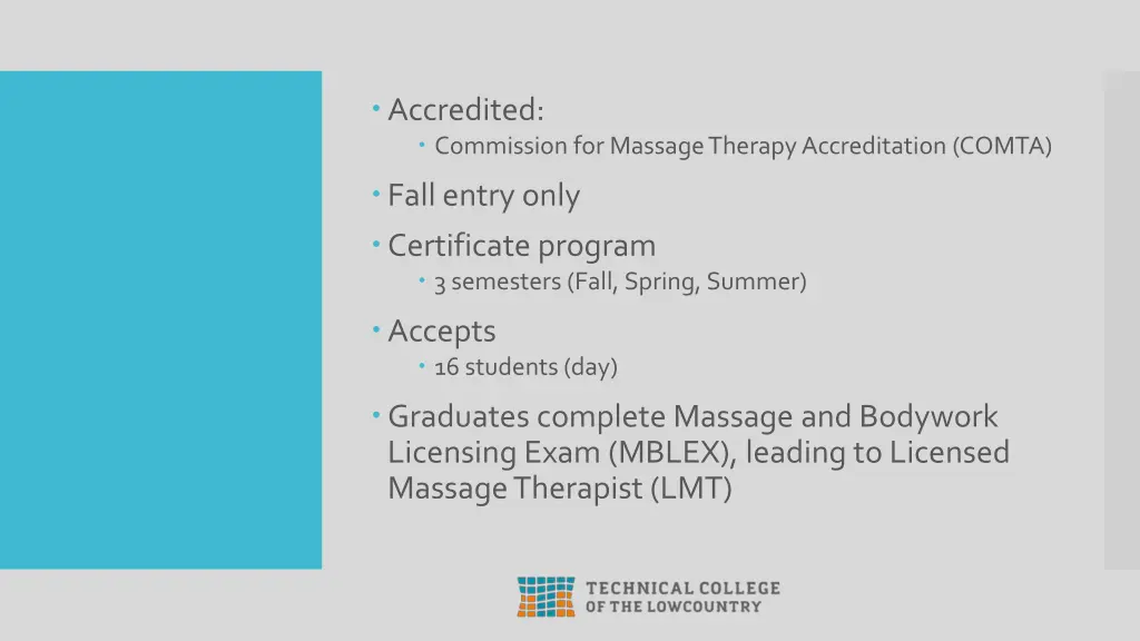accredited commission for massage therapy