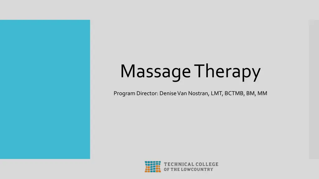 massage therapy