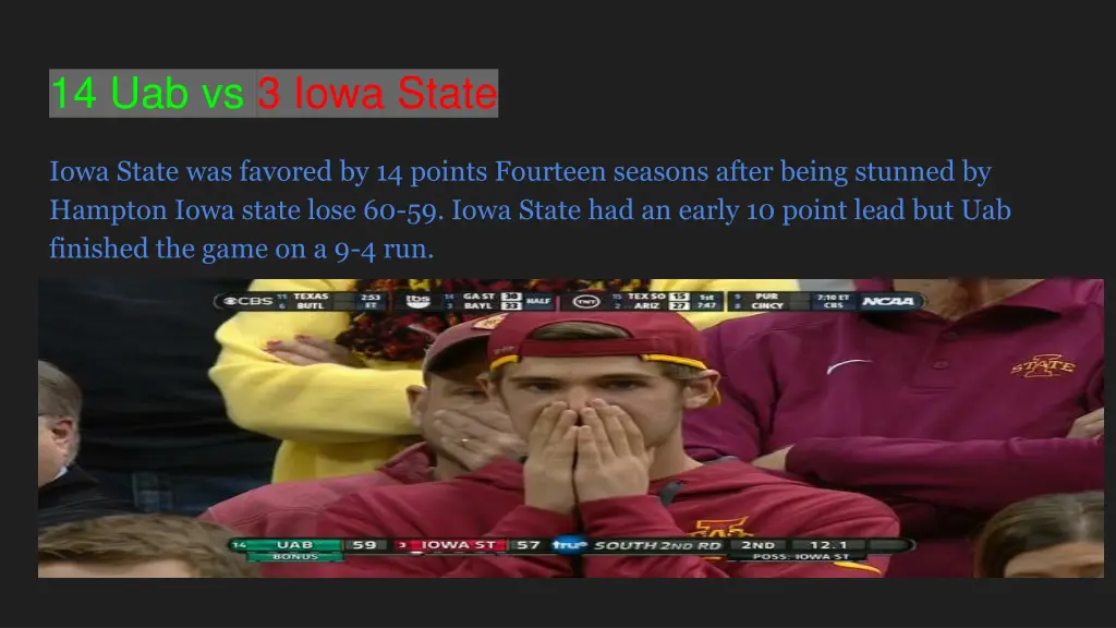 14 uab vs 3 iowa state