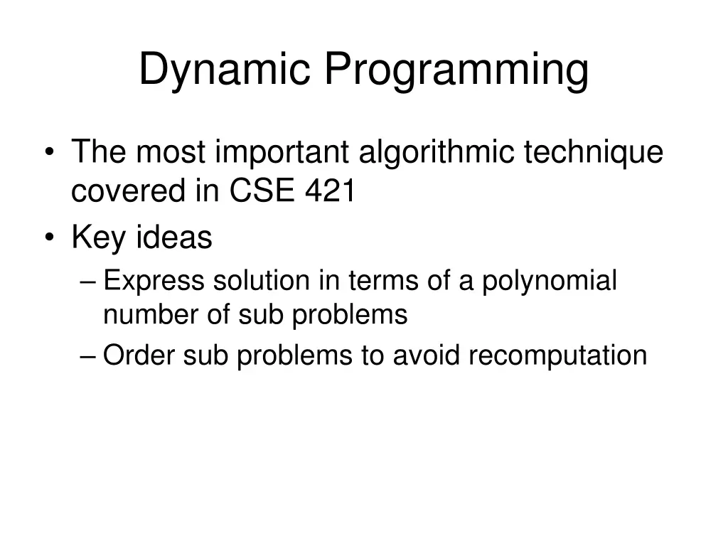 dynamic programming 1