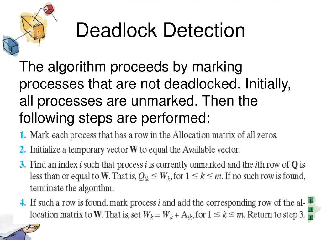 deadlock detection