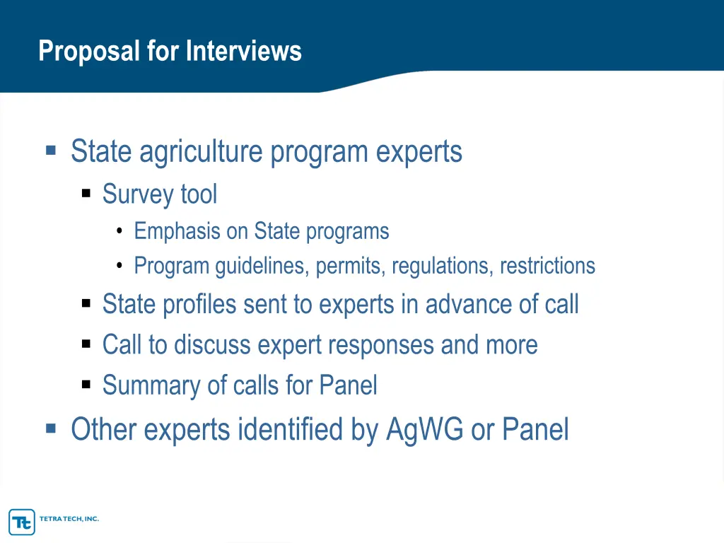 proposal for interviews 1