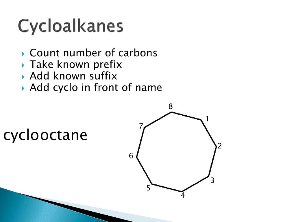 count number of carbons take known prefix