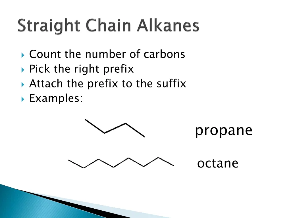 count the number of carbons pick the right prefix