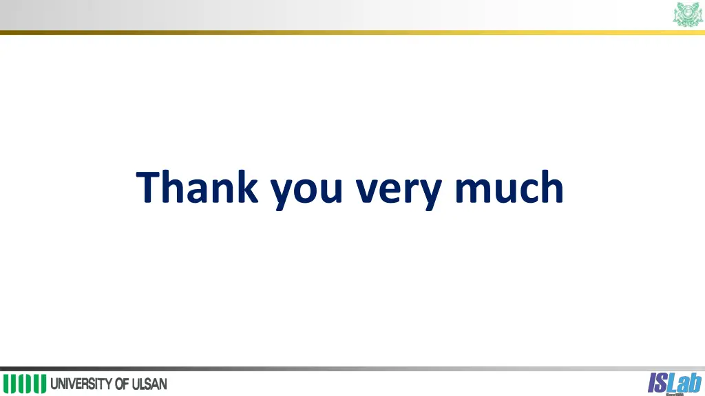 thank you very much