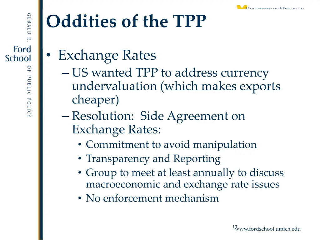 oddities of the tpp 4
