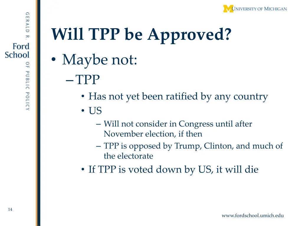will tpp be approved