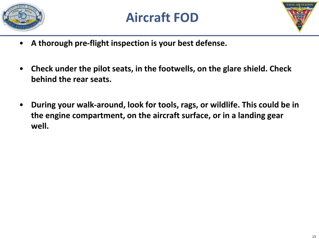 aircraft fod