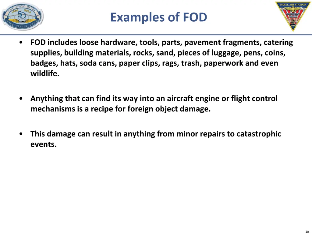 examples of fod