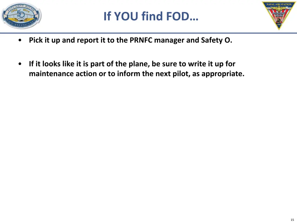 if you find fod