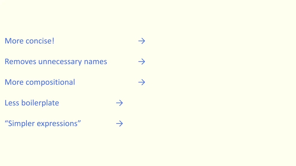 more concise 1