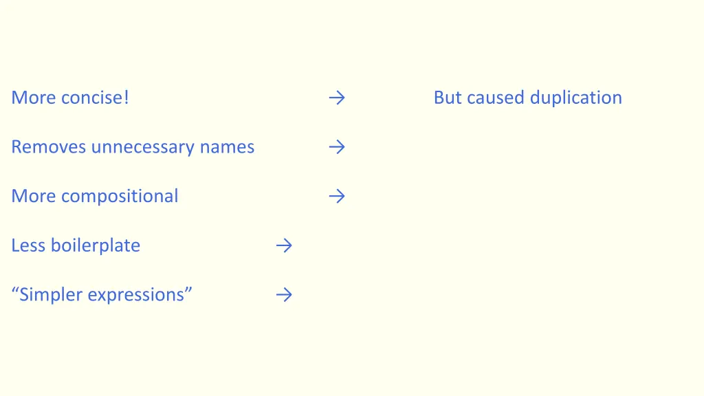 more concise 2