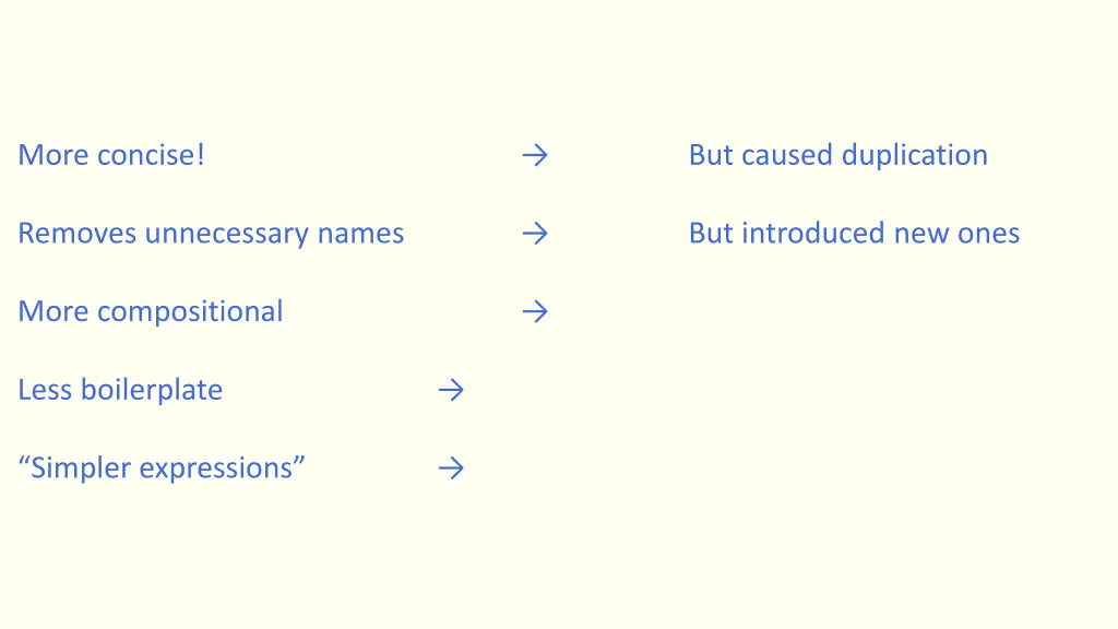 more concise 3