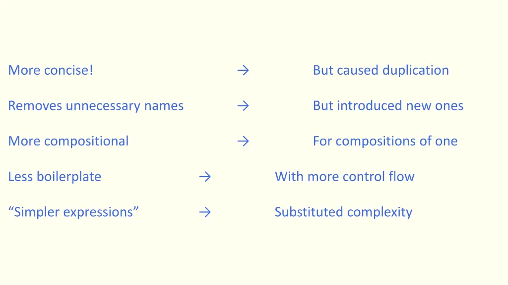 more concise 6