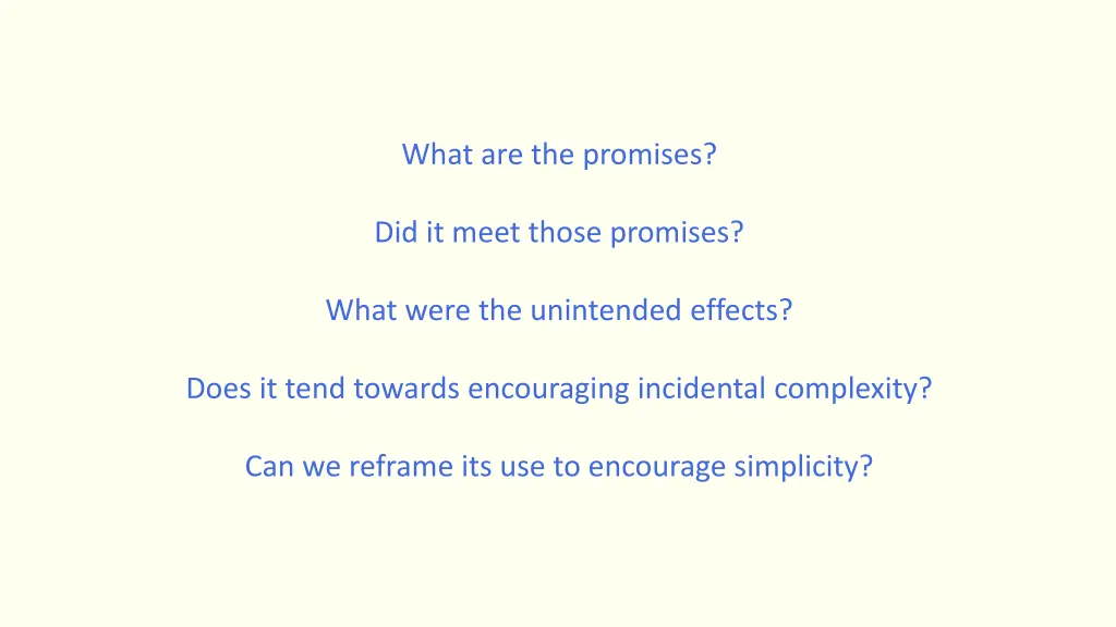 what are the promises