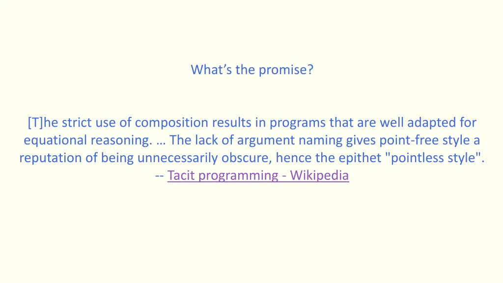 what s the promise