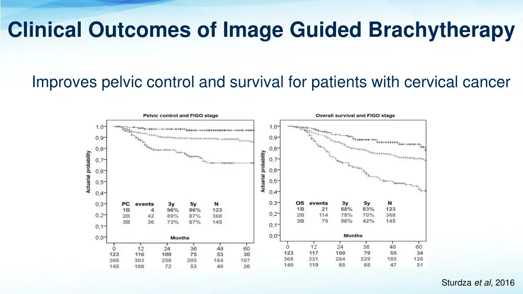 clinical outcomes of image guided brachytherapy