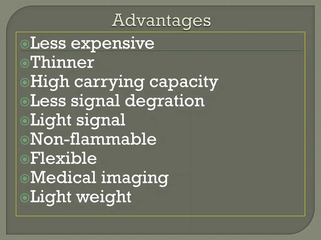 less expensive thinner high carrying capacity