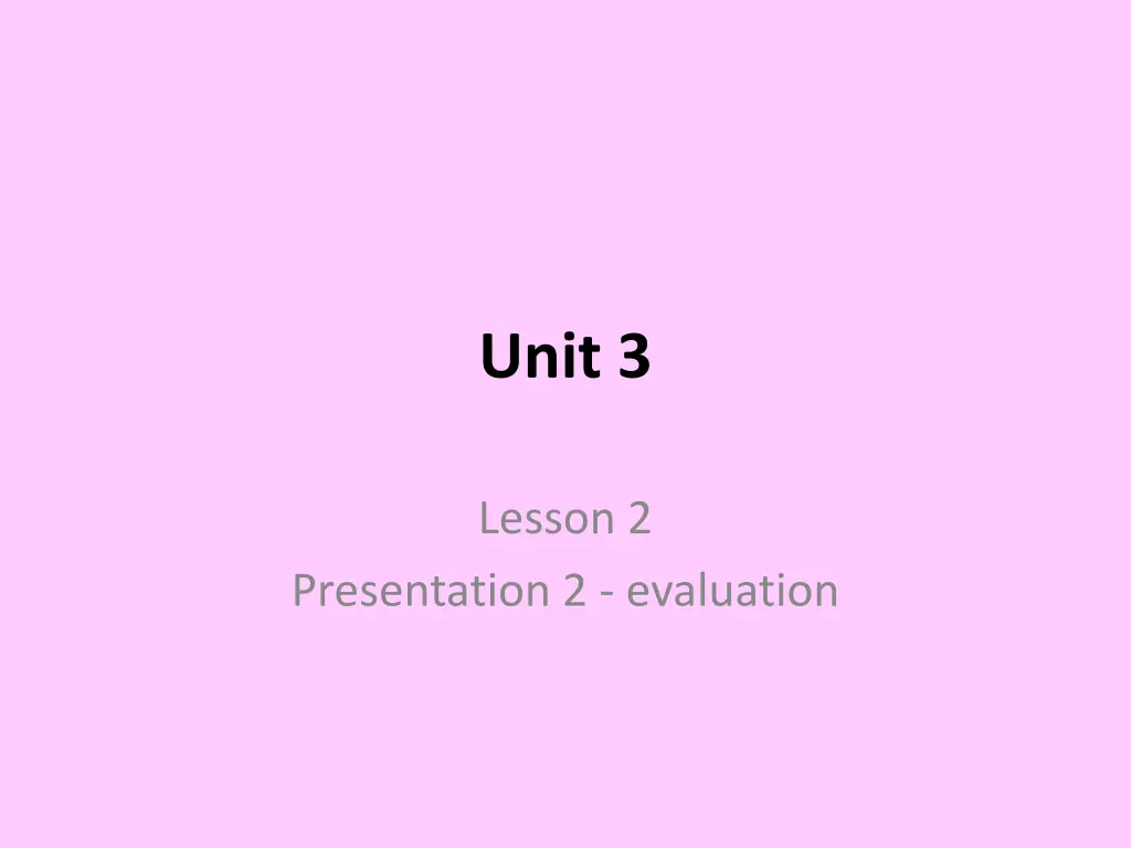 unit 3